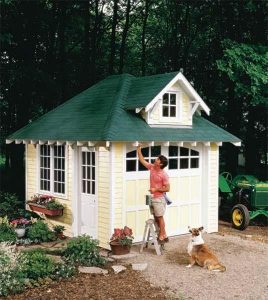10 × 12 Hip Roof Garden Shed