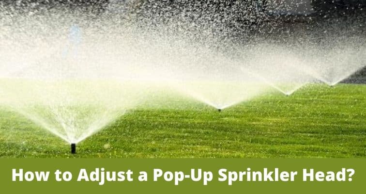 How to Adjust a Pop-Up Sprinkler Head