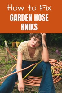 how to fix garden hose kniks