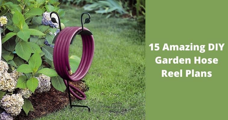 15 Amazing DIY Garden Hose Reel Plans