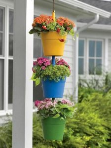 Colorful Hanging Planters