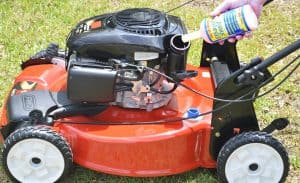 Refill the gas tank and do a pre-check before mowing