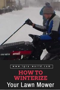  how to winterize a lawn mower