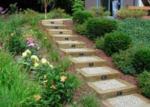 Timber Garden Stairs ideas