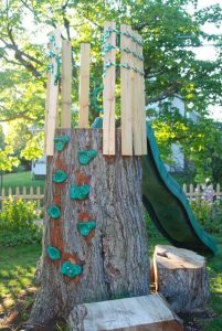 tree stump ideas for kids