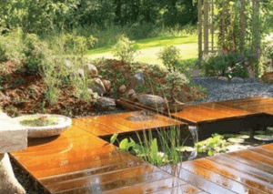 Deck backyard pool ideas