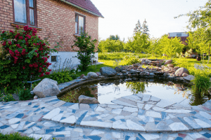 Mosaic Backyard Pond ideas