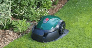 mow tall grass by robotic mower