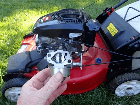 Cleaning-the-engine-of-Lawn-Mower