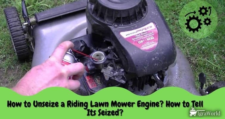 lawn mower engine seized