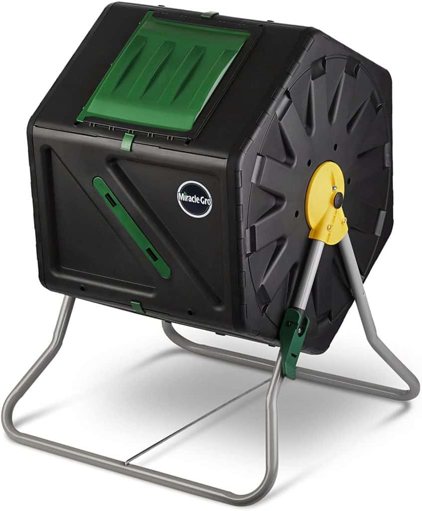 Miracle-Gro Small Composter - Compact Single Chamber Outdoor Garden Compost Bin