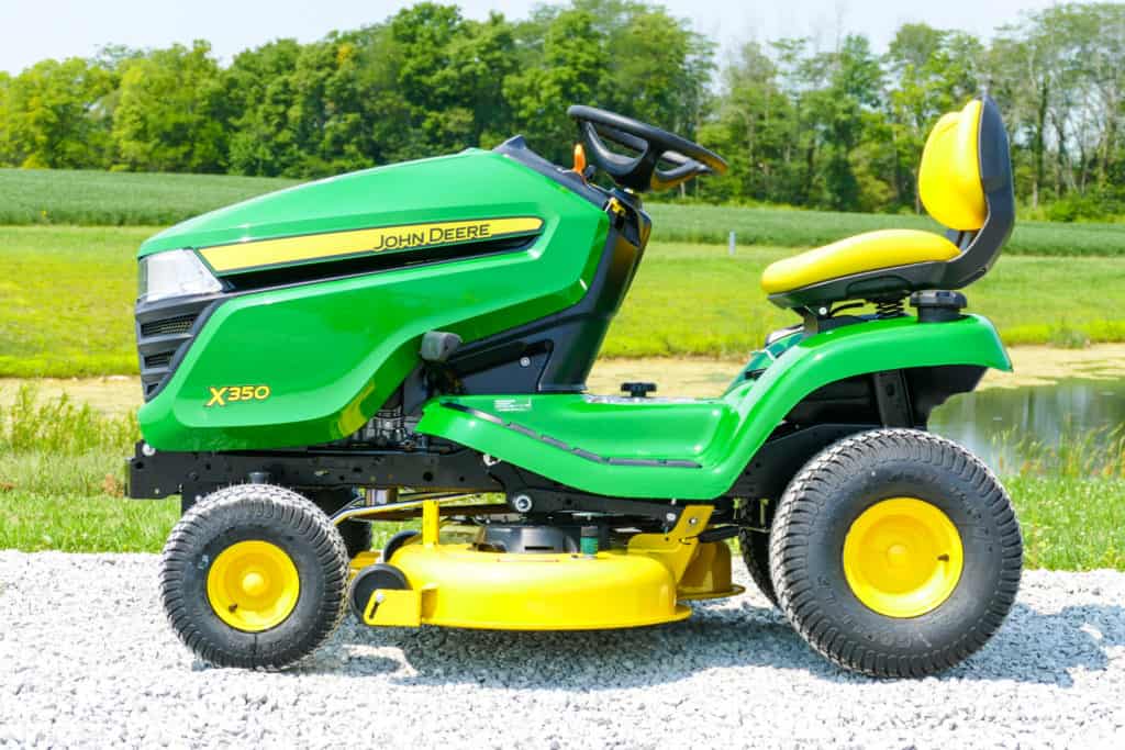 john deere x350 Physical specification