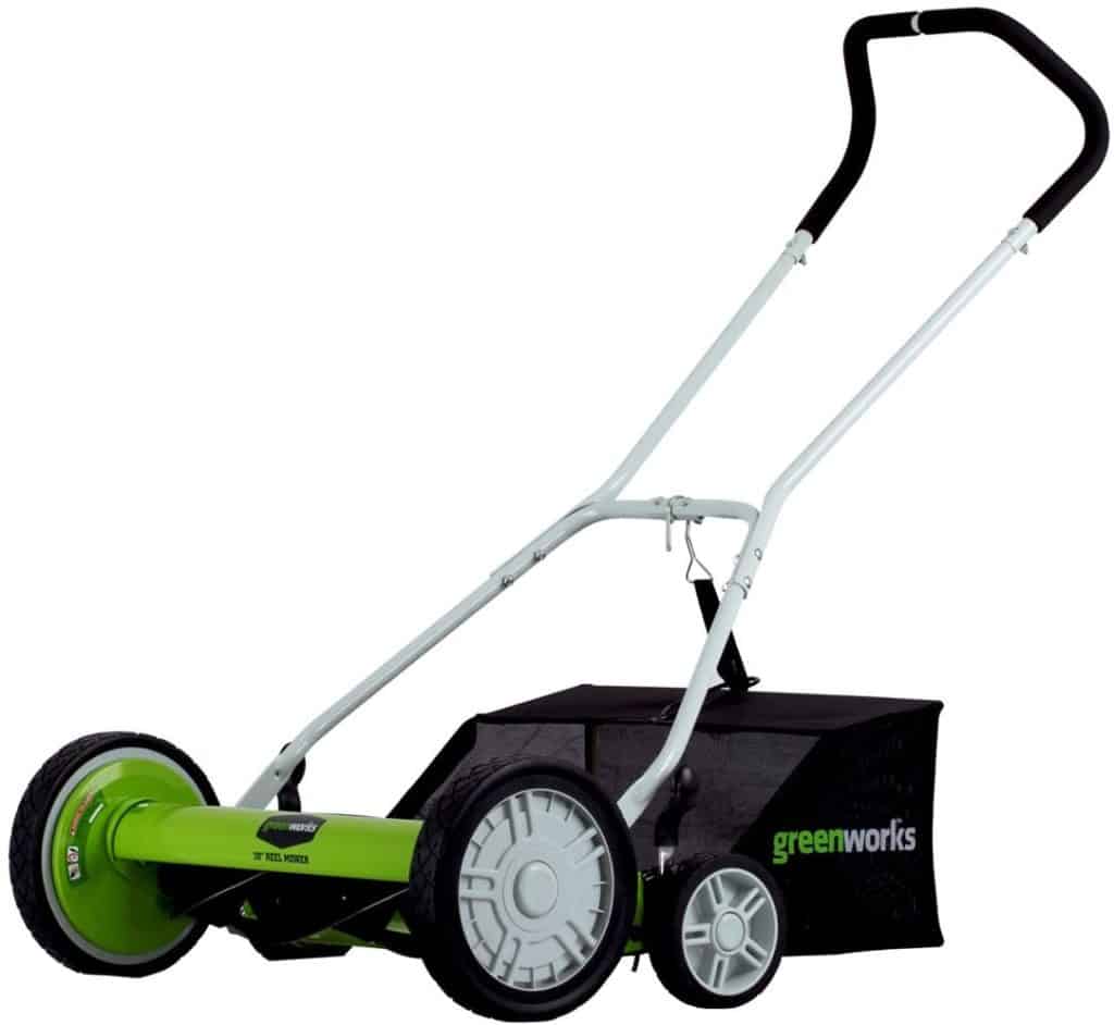 Greenworks 25072 20-Inch 5-Blade Push Reel Lawn Mower