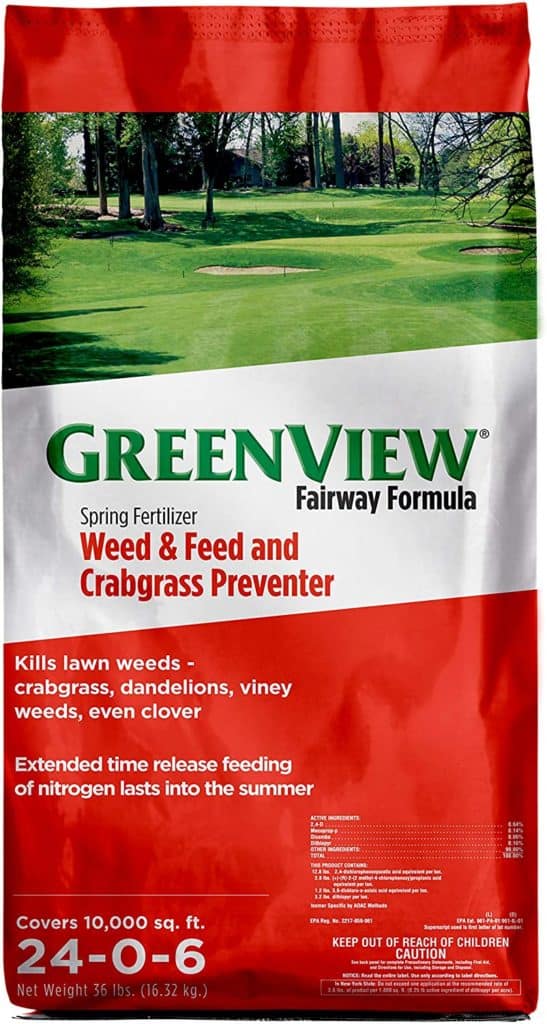 GreenView 2129193 Fairway Formula Spring Fertilizer Weed & Feed