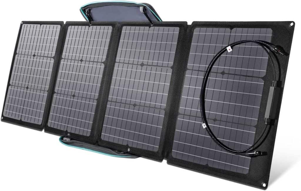 EF ECOFLOW 110-Watt Portable Solar Panel for Power Station