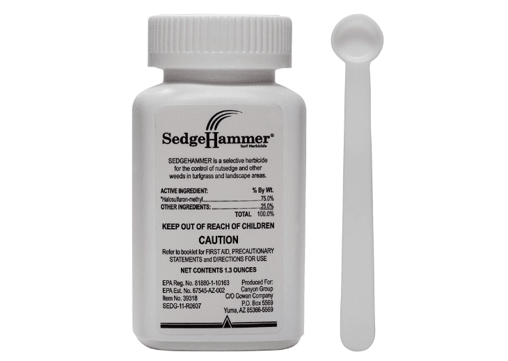 Sedgehammer + Herbicide